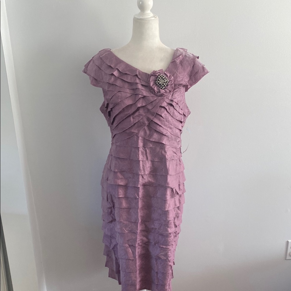 London Times NWT cocktail dress magenta - Picture 2 of 12